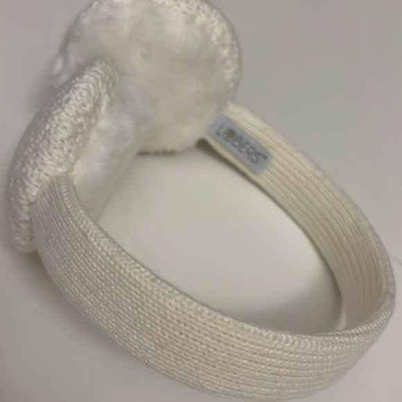 Lobers Women's Solid Headphone Earmuffs, White, One Size - Picture 4 of 7